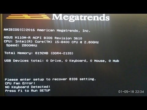 Запуск i5-8400 на H110M-R/C/SI. Проверяем работу i5-8400 на H110 в прямом эфире