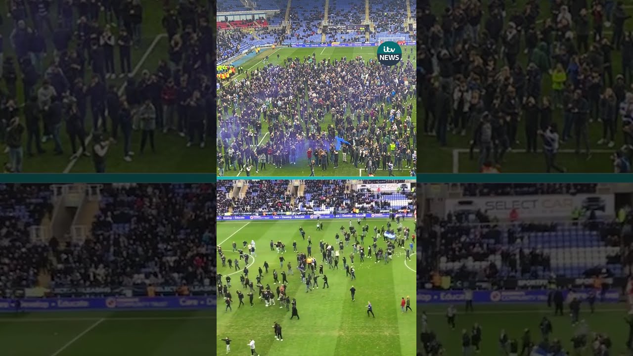Football Match Abandoned As Around 1 000 Fans Storm The Pitch In Protest Footballnews Reading