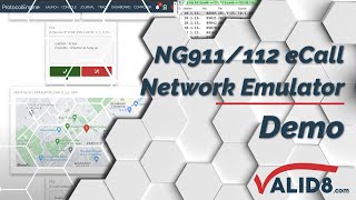 NG911/112 eCall Network Emulator - Valid8 Demo