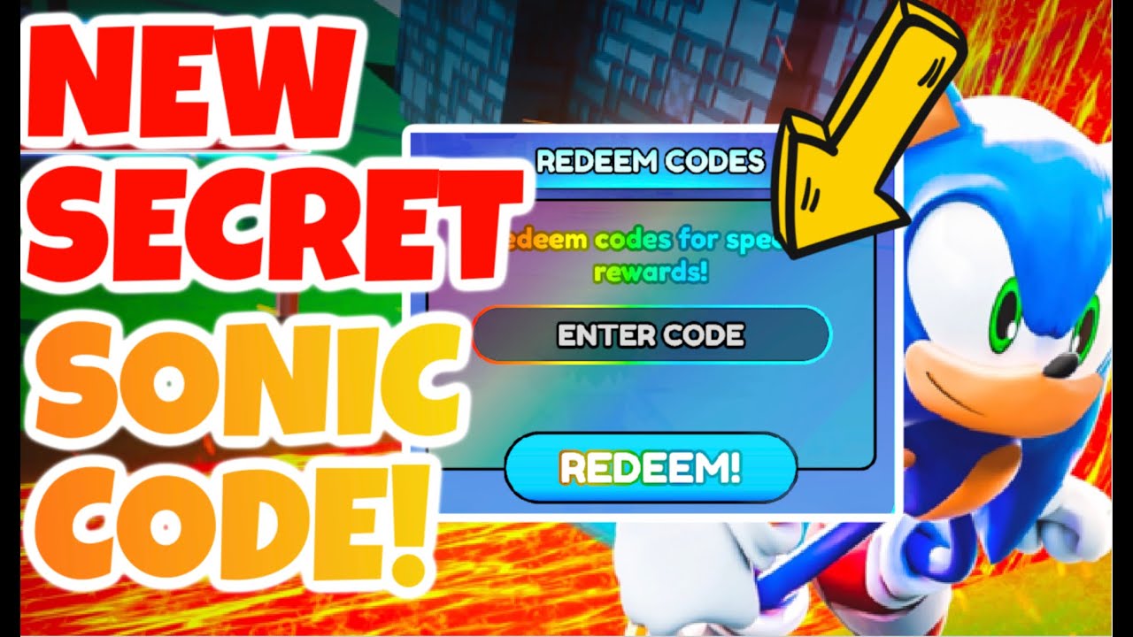 Secret Sonic Speed Simulator Codes