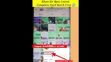71th bpsc foundation batch by khan sir free on telegram link /khan sir 72th bpsc batch review