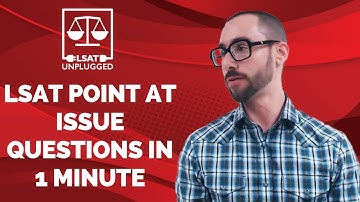 LSAT Point at Issue Questions in 1 Minute | Logical Reasoning
