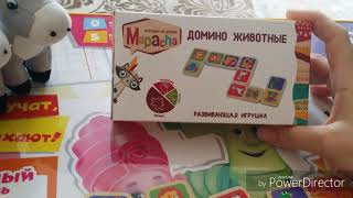 Видеоотзыв о развивающей игре "домино с изображением животных" для детей от 3х лет, фирмы Mapacha Видеоотзыв о развивающей игре "домино с изображением животных" для детей от 3х лет, фирмы Mapacha