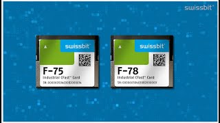 Swissbit | Industrial CFast Series F-75 &amp; F-78 | Product Introduction