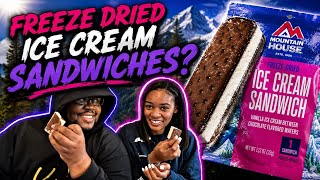 Full First Time Trying Mountain House FREEZE DRIED ICE CREAM SANDWICHES! News