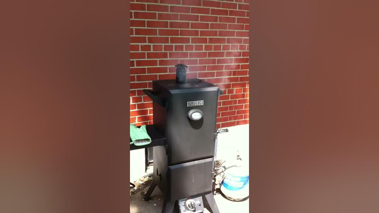 Master propane smoker YouTube