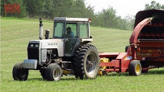 WHITE 2135 Field Boss Tractor Forage Harvesting Alfalfa