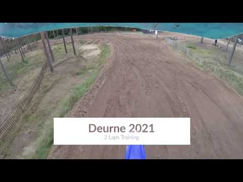 crossbaan Deurne training 2021 gopro 2 laps