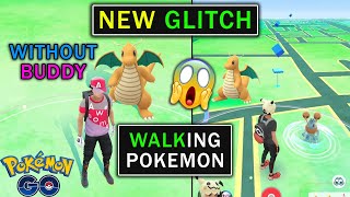 Pokemon Go New Glitch 2021 | Wild Pokemon Walking on Map in Pokemon Go Without Buddy screenshot 2