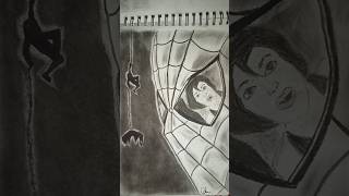 spider man 💔#drawing #spiderman #shorts