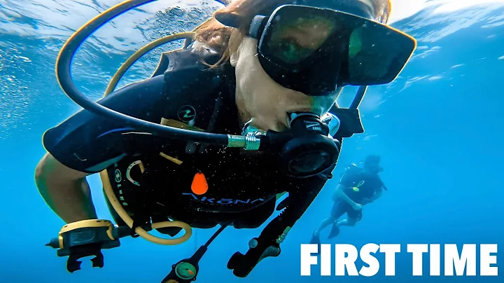 MY MOM WENT SCUBA DIVING FOR THE FIRST TIME  SCUBA...