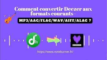 Comment convertir la musique Deezer aux formats courants ?