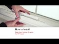 Bali Blinds | How to Install Motorized Cellular Shades - Inside Mount