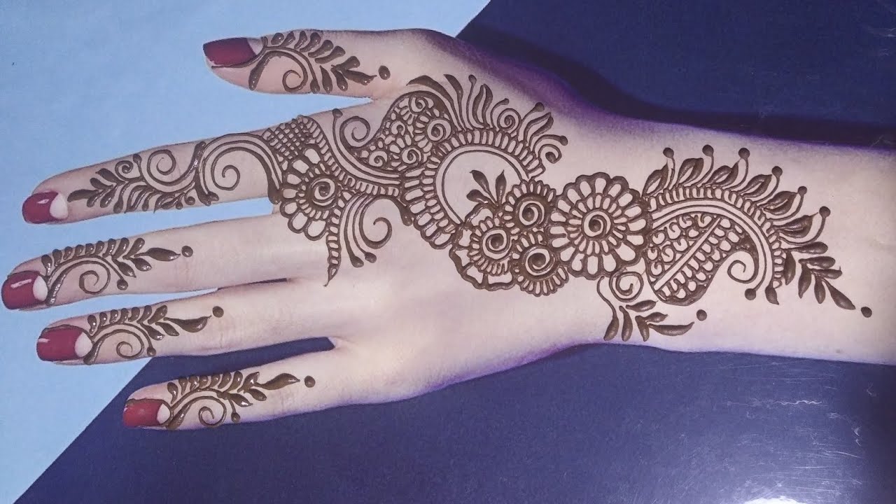 Mehndi Design #35 - Eid-ul-Fitr Special mehandi design for hand easy ...