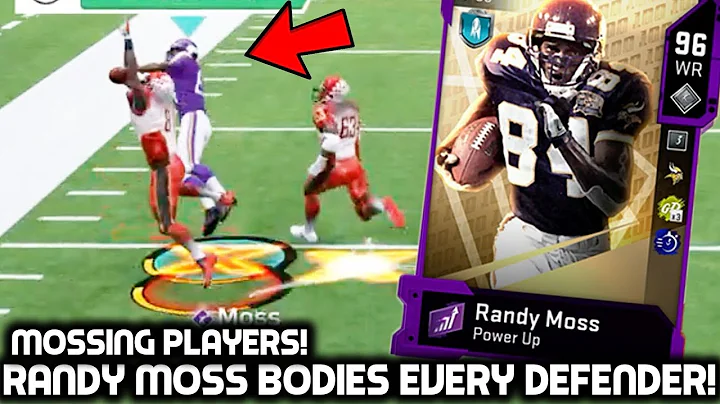 RANDY MOSS CATCHES EVERYTHING! MOSSING DEFENDERS! ...
