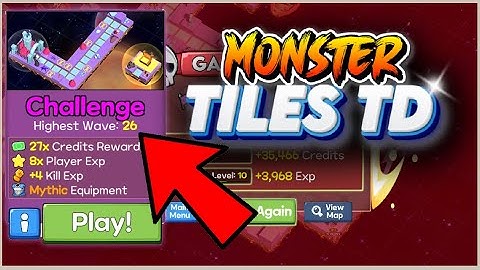 Tips for Challenge Difficulty | Monster Tiles TD