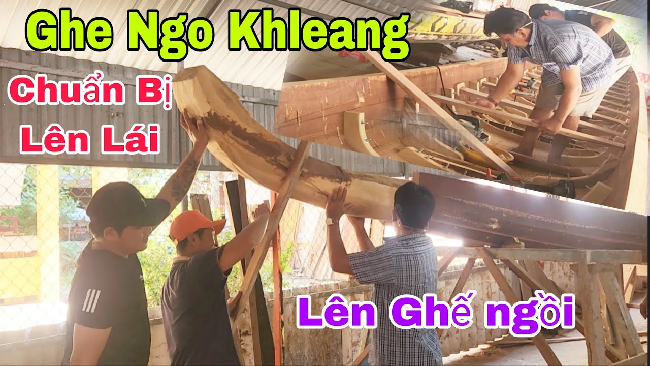 Ghe Ngo Chùa Khleang Lên Ghế Ngồi Chuẩn Bị Lên Tiếp Lái Ghe 