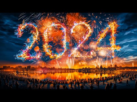Happy New Year Songs 2024 💥 Happy New Year 2024 Fireworks 🎄🎉 Top Happy New Year Songs 2024