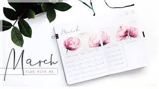 MARCH 2020 Plan With Me // Bullet Journal Monthly Setup