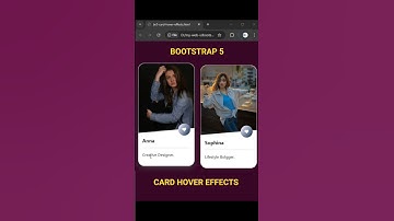 Stunning Bootstrap 5 Card Hover Effects!