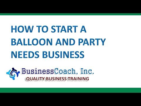 How To Start A Balloon And Party Needs Business Youtube