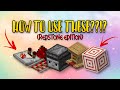 Redstone Items Beginners Might Have Not Know How To Use In Minecraft!!
