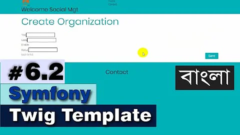 Symfony Tutorial #6.2 Twig Template | Symfony template in Bangla | Twig | Symfony framework | PHP