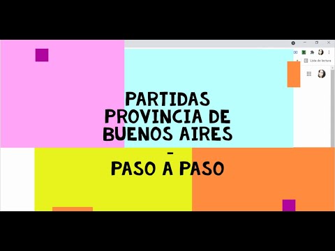 Partidas Provincia de Buenos Aires - Paso a Paso