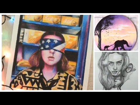 Tik tok art Painting compilation - YouTube