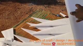 Polyfoam Craft Design ll Big Orange #shortvideo #subscribe #craft #ingkootthecraft