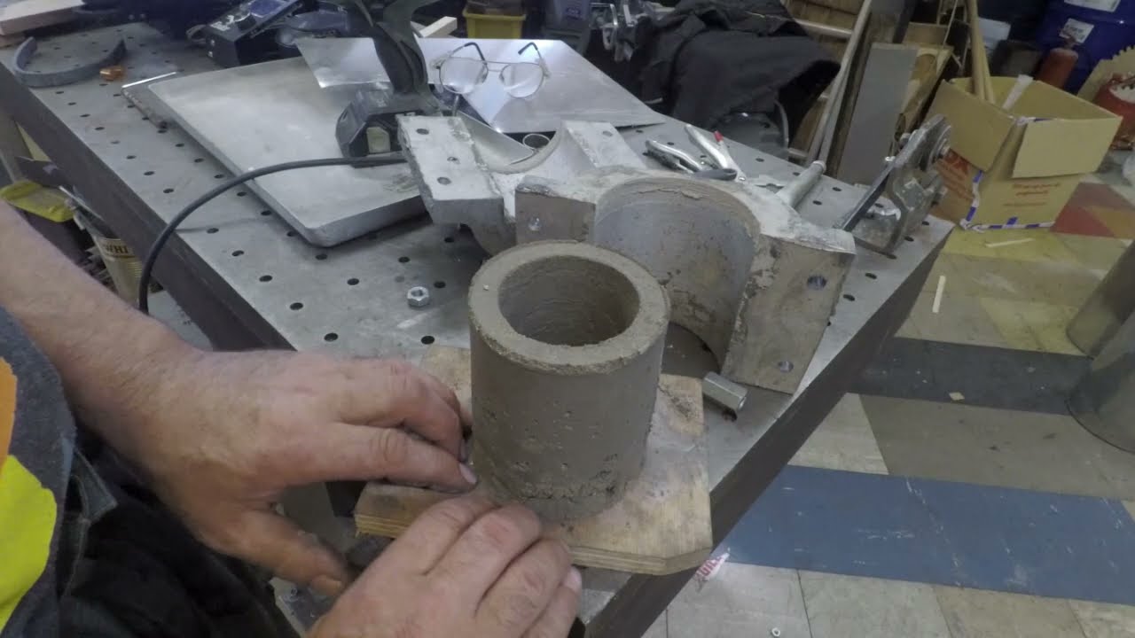 DIY crucible for induction melting part 4