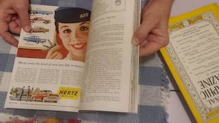 Thrifted Treasures - National Geographic Magazine from the 1950's - Junk Journal Supplies?