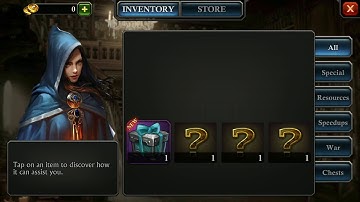 Opening Stronghold Chest Level 1 in Beta - King of Avalon