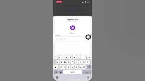Comment mettre son API RPC sur Rabby Wallet