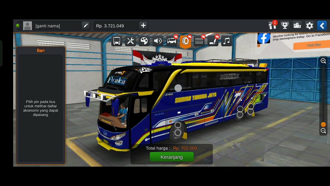 modif bus Nakula shd menjadi stj draka 🚍🚌