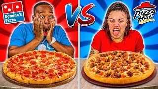 PIZZA HUT VS DOMINOS FOOD CHALLENGE