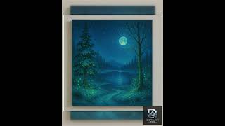 Magical Winter Light Landscape Wall Art