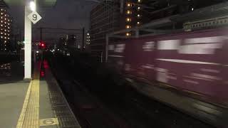 EF81-451による58レ　吉塚駅通過
