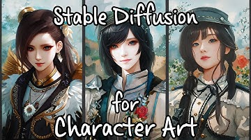 Kasucast #7 - Using stable diffusion and textual inversion to create stylized character concept art