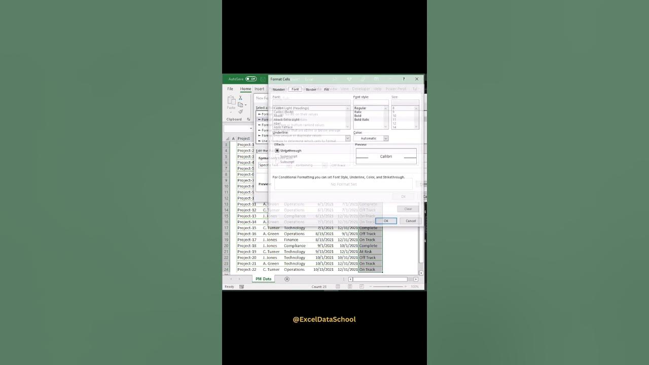 Color code text in Excel with Conditional Formatting - YouTube