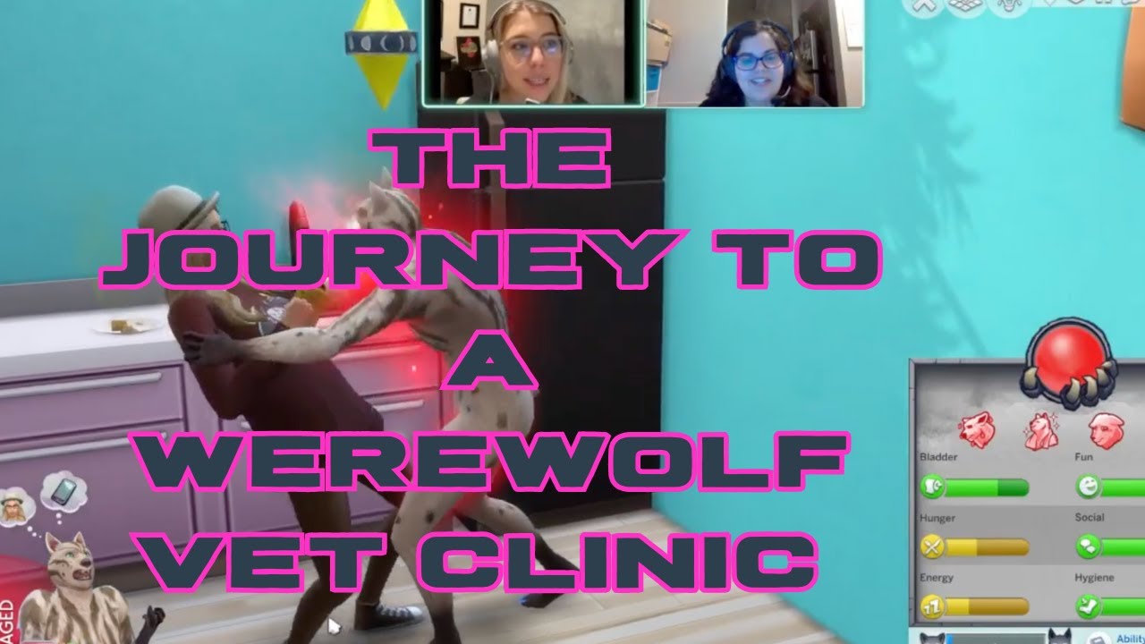 We Finally Become a Werewolf Clinic! Sims 4: Multiplayer Part 6 Rags to Riches Vet Clinic