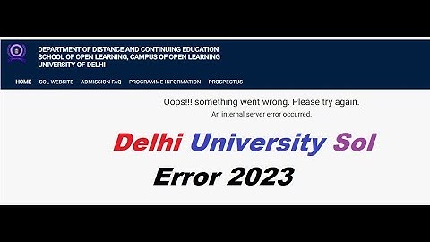 Oops!!! something went wrong. Please try again.An internal server error occurred || Sol Error