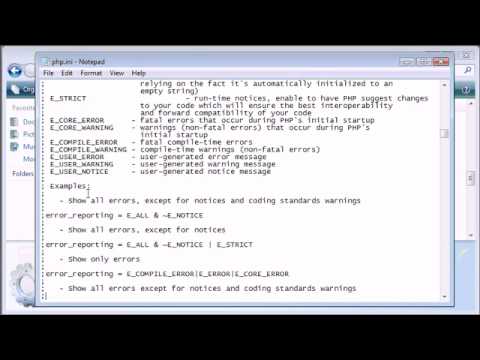 Beginner PHP Tutorial   14   Error Reporting