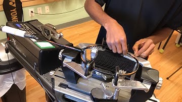 Time Lapse: How to String a Yonex Force Badminton Racquet