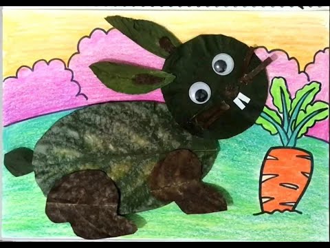 Video Sáng tạo với những chiếc lá- Hướng dẫn làm con thỏ từ... - youtube