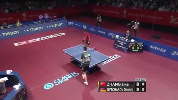 OVTCHAROV Dimitrij vs ZHANG Jike - WTTC 2014 Tokyo [HD][Full Match]