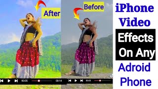 How To Add Real iPhone Filter On Any Video || VN video Editing  iphone effect - Iphone vivid effect