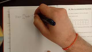 AB Calculus OLD chapter 28 - The Accumulation function