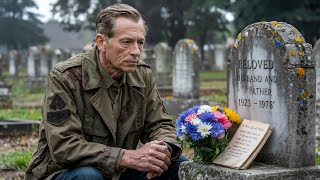 Old Veteran Visits His Wife’s Grave Every Week—One Day, He Finds a Note That Changes Everything!