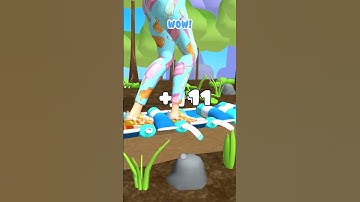 ASMR Tippy Toe 3D ✨💪🏻 Satisfactory ASMR Sound #Shorts #asmrtippytoe #tippytoe #tippytoe3d #058